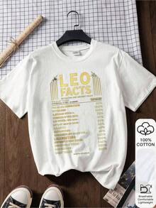 Camisetas Divertidas 100% Algodón para Mujer Leo Fac-4Pure-Cotton - Blanco 1 - Ver 10