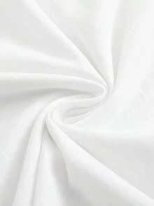 1 Piece Of Women's Clothing, Women's T-Shirt, Casual Short Sleeve Top With Round Neck, Elastic Fabric, Machine Washable, Comfortable Fit Suitable For All Seasons, Women's T-Shirt, Unique 2D Flat Print T-Shirt, Comfortable Fit, 180g 100% Cotton. - 白色 - 查看 2