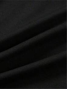 Graphic T-Shirts For Teachers - Women's Summer Clothes, Oversized T-Shirt, Casual Cotton Short Sleeve Streetwear, Fashion Tops For Women, Thank You Gifts For Teachers, Suitable For Spring, Summer And Autumn. - 黑色 - 查看 6