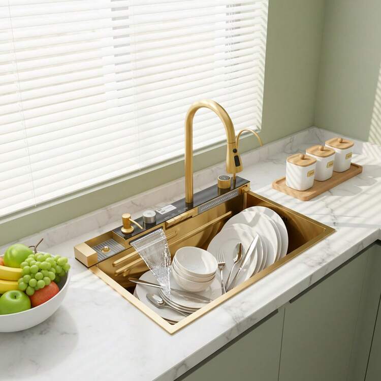 SHIOUCY Kitchen Sinks - 金色 - 查看 2