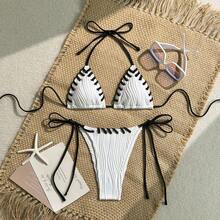 New Custom Two-Piece Bikini, Fresh And Sweet. - White - View 12