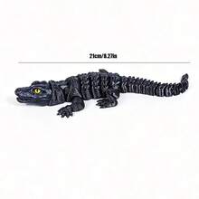 A Stylish Ombre Crocodile Decoration, Suitable For Car Decor, Home Decor, Desktop Display, Great For Placing In Living Room, Bedroom, Study, An Ideal Choice For Collectors - Multicolor - View 7