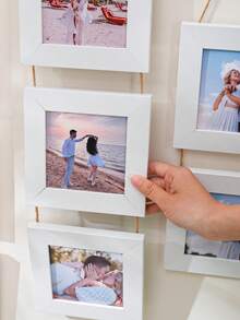2/3 Piece Vintage Style 4-Inch Photo Frame Set, Wall Hanging Family Bedroom Living Room Picture Frame, Suitable For Decorating Warm Memories Of Family And Friends - Multicolor - View 3