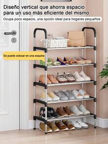 Storage Rack 3 Layers Shoe Rack Easy To Assemble, Shoe Rack 5 Tier Home Storage Rack, Shoe Rack, 3/4/5/6 Layers Shoe Rack - Multicolor - View 4
