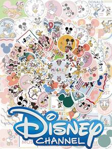 Disney 迪士尼 | 50张米奇和朋友们米妮高飞卡通可爱欢乐时光贴纸 DIY汽车日记冰箱行李箱手机笔记本电脑笔记本计划本水瓶行李箱滑板涂鸦贴纸趣味经典感恩节圣诞节生日礼物新年学校派对贺卡装饰供应商 - 1 Set - 查看 6