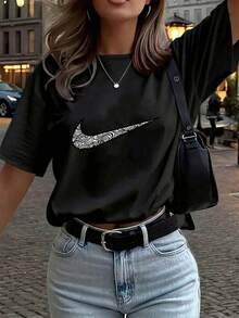 Women T-Shirts - Black - View 1