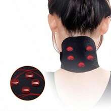 Self-Heating Neck Warmer With Adjustable Strap And Portable Design, Suitable For Office, Travel And Sports Use - Black - View 6
