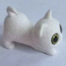 Bộ 5 tượng mèo Kawaii mắt to mini bằng nhựa resin đen trắng, trang trí bảng điều khiển ô tô, phụ kiện nội thất xe hơi, đồ trang trí động vật hoạt hình, tượng mèo dễ thương, quà tặng cho người yêu mèo, quà sinh nhật Giáng sinh Năm mới - Nhiều - Xem 12
