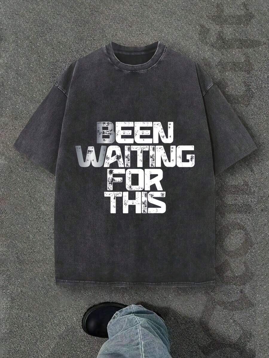 Women's Comfortable And Washed Vintage Casual T-Shirt, Short Sleeve Round Neck T-Shirt, 100% Washed Cotton And Versatile For Men, Suitable For Daily Wear And Outfits, Unisex Style. - 黑色 - 查看 1
