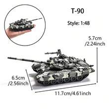 Bloques de construcción serie militar modelo juguetes creativos multiusos M1A2 leopardo 2A7  tanque de batalla principal para niño regalo de Navidad - Tanque Challenger - Ver 7