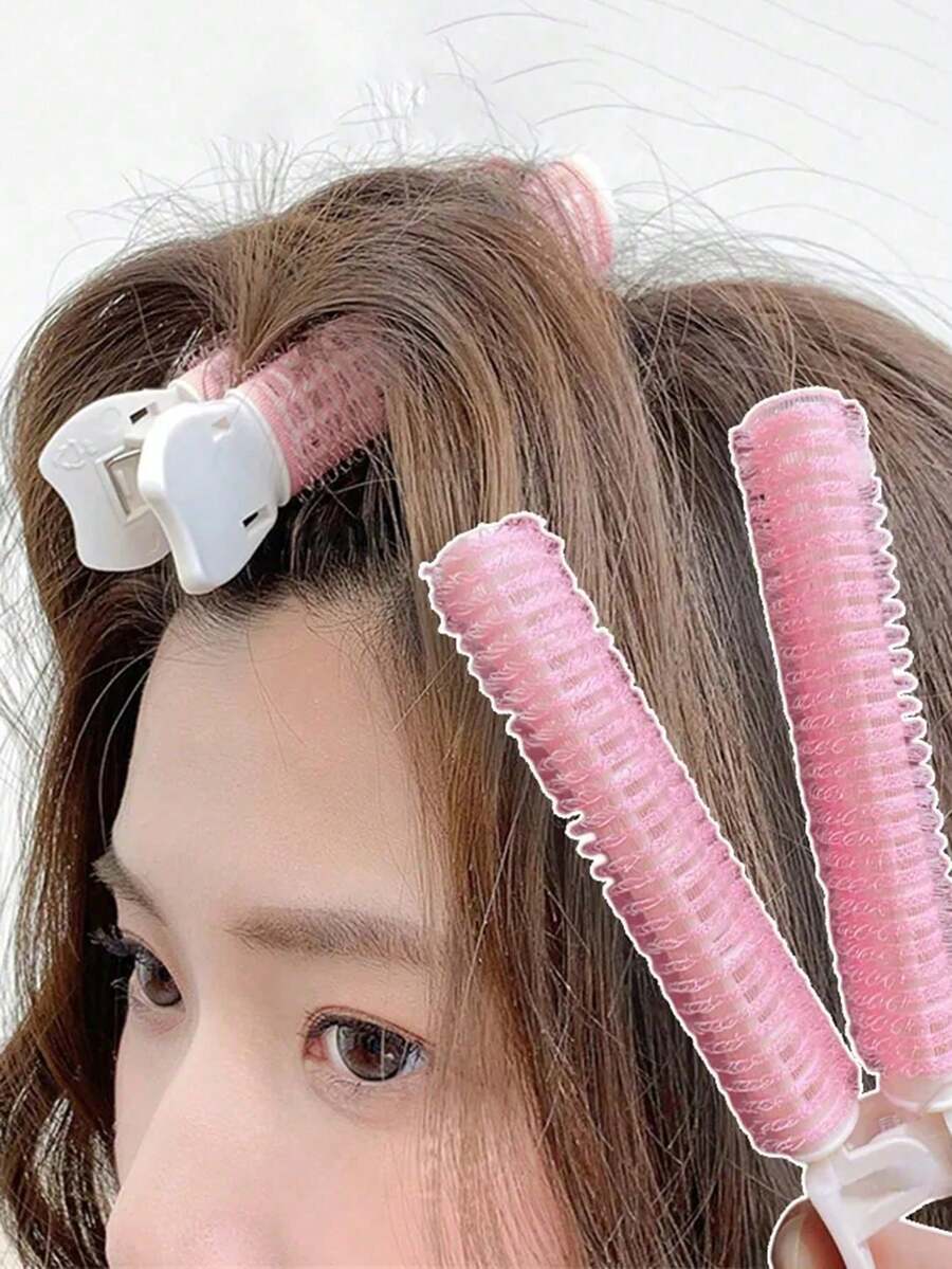 Pinzas para dar volumen al cabello de niñas, pinzas para raíces esponjosas, pinzas para rizos, pinzas para flequillo, kit de herramientas para peinar el cabello - Rosa - Ver 1