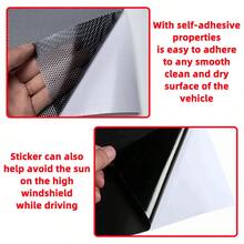 1PC Car Windshield Sunshade Sticker Universal Sunshade Film PVC Sunshade Insulation Decorative Sticker Three Styles To Choose From.(Due To Differences In Display And Lighting Effects, The Actual Color Of The Product May Differ Slightly From What Is Shown In The Picture) - 1PC - View 4