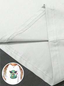 Comfortable 1 Piece Women's Blouses Beautiful Blouses For Women Sets For Women Women's Clothing Black And White G High Quality Glamorous Snake Print T-Shirt Round Neck Loose Basic Cut For Men And Women Breathable Versatile Machine Washable Comfortable Size S ~ 3XL Essential For Daily Casual Summer Sports Loose Versatile Short Sleeve T-Shirt For Women - 白色的 - 查看 6
