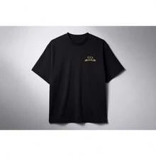Fashionable Oversized T-Shirt By Lex, 220g Premium - Black - View 5