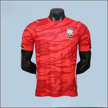 South Korea National Team Home Soccer Jersey - Customizable With Player Names & Numbers - No. 10 - View 3