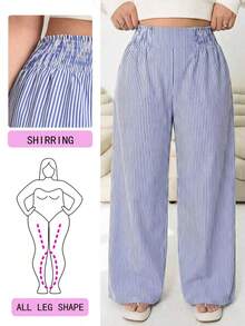 Pantalones casuales nuevos para otoño/invierno 2025, adecuados para salidas, uso diario casual, fiestas, ir al trabajo, volver al colegio, citas, hogar, fiestas de cumpleaños y múltiples ocasiones.Corte relajado, cintura elástica, pierna ancha, - Multicolor - Ver 1