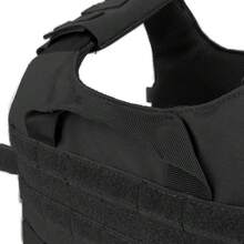 CHALECO DE CAZA PORTA PLACA GUNNER MARCA CONDOR - Negro - Ver 3