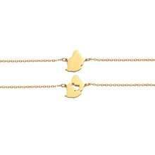 1 Piece Mauritius Duck Dodo Map Stainless Steel Bracelet Suitable For Women's Daily Wear - Multicolor - View 4