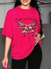 Animal Casual Polyester Sporty Office Home - 紫紅色 - 查看 4