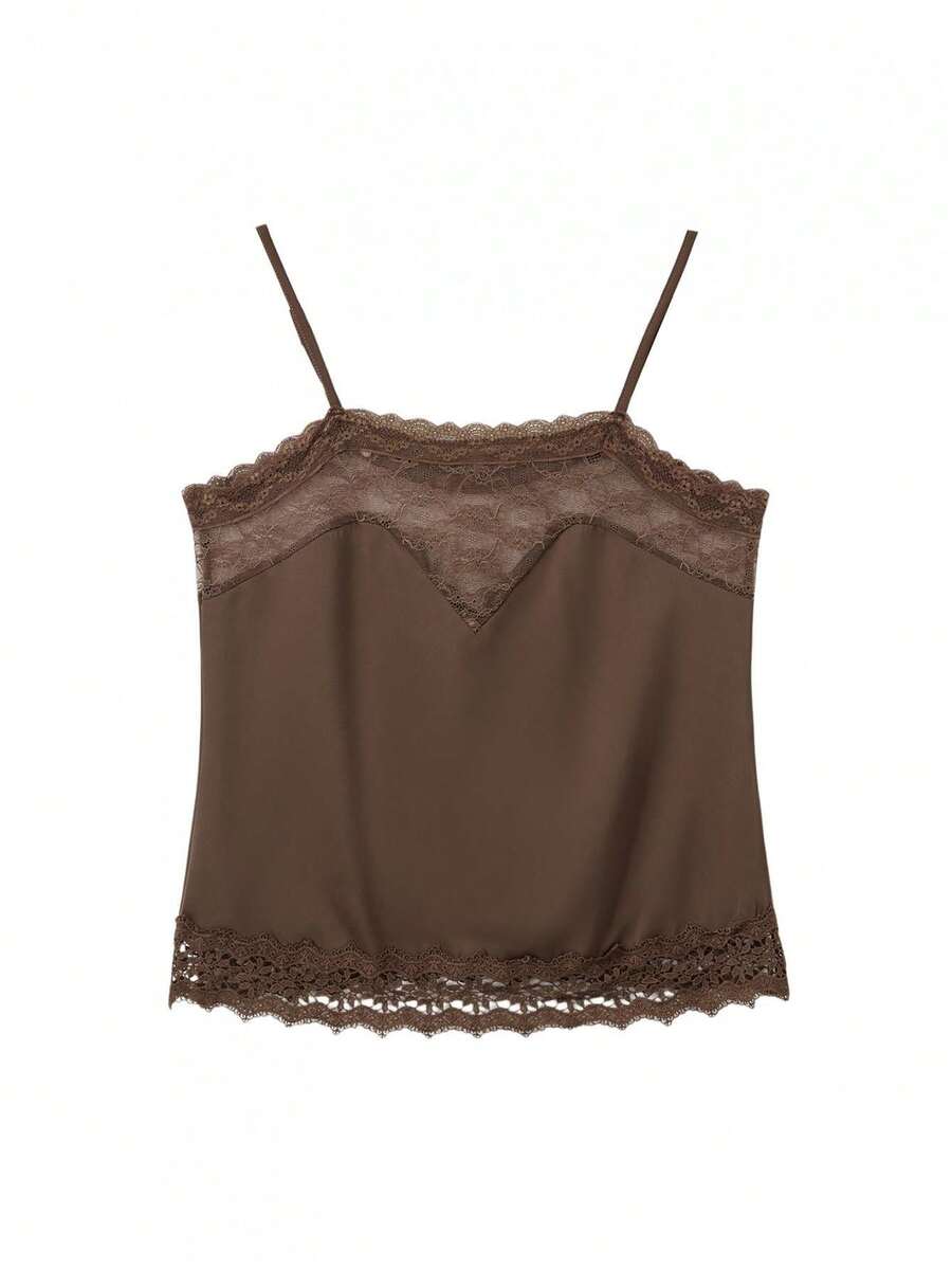 Women Tank Tops & Camis - Chocolate - View 1