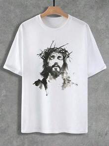 100% algodón ¡Novedad!Blusa de manga corta para mujer, diseño liso, ideal para estar en casa o para uso casual.Oferta por tiempo limitado.Preciosa blusa, cómoda y de largo regular.Lavable a máquina. - Blanco - Ver 2