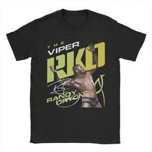Camiseta unisex de algodón puro con estampado gráfico de Randys Ortons Outfit M1en WoM1en. 220 g de algodón grueso, suave y transpirable con excelente elasticidad, agradable para la piel y cómoda para usar todo el día. Diseño clásico y casual fácil de combinar, ideal para salidas diarias, estilo urbano, deportes, citas y reuniones informales durante todo el año. - Negro - Ver 1
