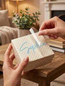 Pegatinas de Cristal Transparente Personalizadas con Nombre, Pegatinas de Transferencia Impermeables con Texto Personalizable, Diseño Removible sin Residuos, Adecuadas para Vasos de Vidrio, Cajas de Regalo, Tazas, Botellas, Aplicables para Bodas, Temporada de Graduación y Decoración Diaria - Multicolor - Ver 2