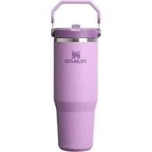 IceFlow 2.0 Flip Straw Tumbler With Handle 30 Oz Twist On Lid And Flip Up Straw Leak Resistant Bottle Insulated Stainless Steel BPA- Lilac - Màu tím nhạt + 30 ounce - Xem 1