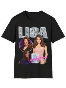 Lisa - Camiseta unisex camisas de mujer sudaderas para mujer sueter blusa casual mujer verano vestidos de graduación - Negro - Ver 6