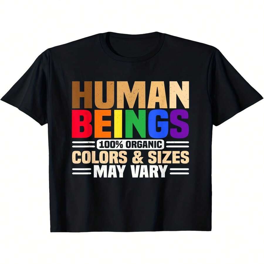 Las decoraciones exclusivas para el Día de la Independencia y el Día del Padre están disponibles en varios colores y tallas. Esta camiseta unisex está confeccionada en algodón puro de 220 g, presenta un dise?o estampado y su dise?o de manga corta es perfecto para el verano de 2025. - Negro - Ver 1