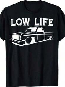 1 Retro Lowrider Graphic T-Shirt - Oversized Black T-Shirt With Bold LOWRIDER Print And Vintage 70s And 80s Style, Iconic Yellow Fedora Hat And Fashion Glasses Design, Casual Loose Fit Short Sleeve T-Shirt For Streetwear And Casual Wear, PLUS SIZE, 180g 100% Soft Cotton - 黑色 5 - 查看 5