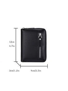 New Stylish Vintage Large Capacity Wallet, Multi-Function Zipper Coin Purse Card Holder For Men,Fathers Day Gifts - Multicolor - View 6
