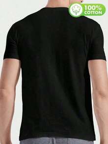 And : Men's Anime T-Shirt Bocchi The Rock - Hatori Gotou And Yamada Design, Japanese Characters, Machine Washable Black Casual Wear, Graphic Print, Collectible, Pop Culture Fan Merchandise, Easy Care Y2k T-Shirt Shirt - 黑色 - 查看 3