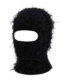 1 pieza Pasamontañas de moda a prueba de frío para hombres para la vida diaria y actividades al aire libre, gorro de punto para otoño - Multicolor - Ver 18