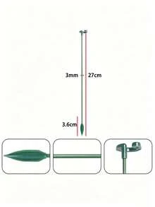 10/5/1 cái Cọc chống cây, thanh chống chậu hoa cho làm vườn cây trồng trong chậu, thanh chống lan, khung cố định bảo vệ hoa trồng trong chậu - Nhiều màu - Xem 4