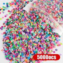 1000颗/2000颗/3000颗/5000颗/15000颗 聚合物粘土珠子套装，软粘土DIY首饰制作材料，手工珠子套装，可用于DIY手链、项链、耳环 - 軟陶 - 查看 6