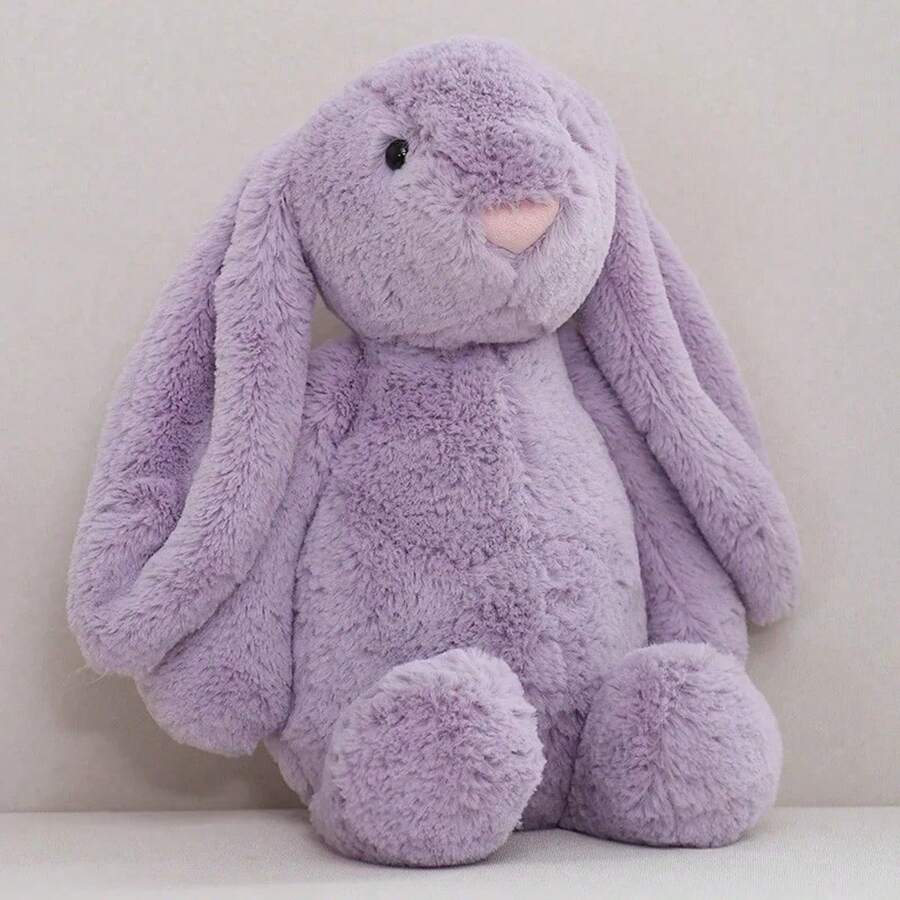 Interactive Squeaky Dog Chew Toy, Ideal Dog Toys For Chewers, Small, Medium & Large Dogs, And Fetch Lovers - Bunny, Large - Màu Lilac Tím - Xem 1