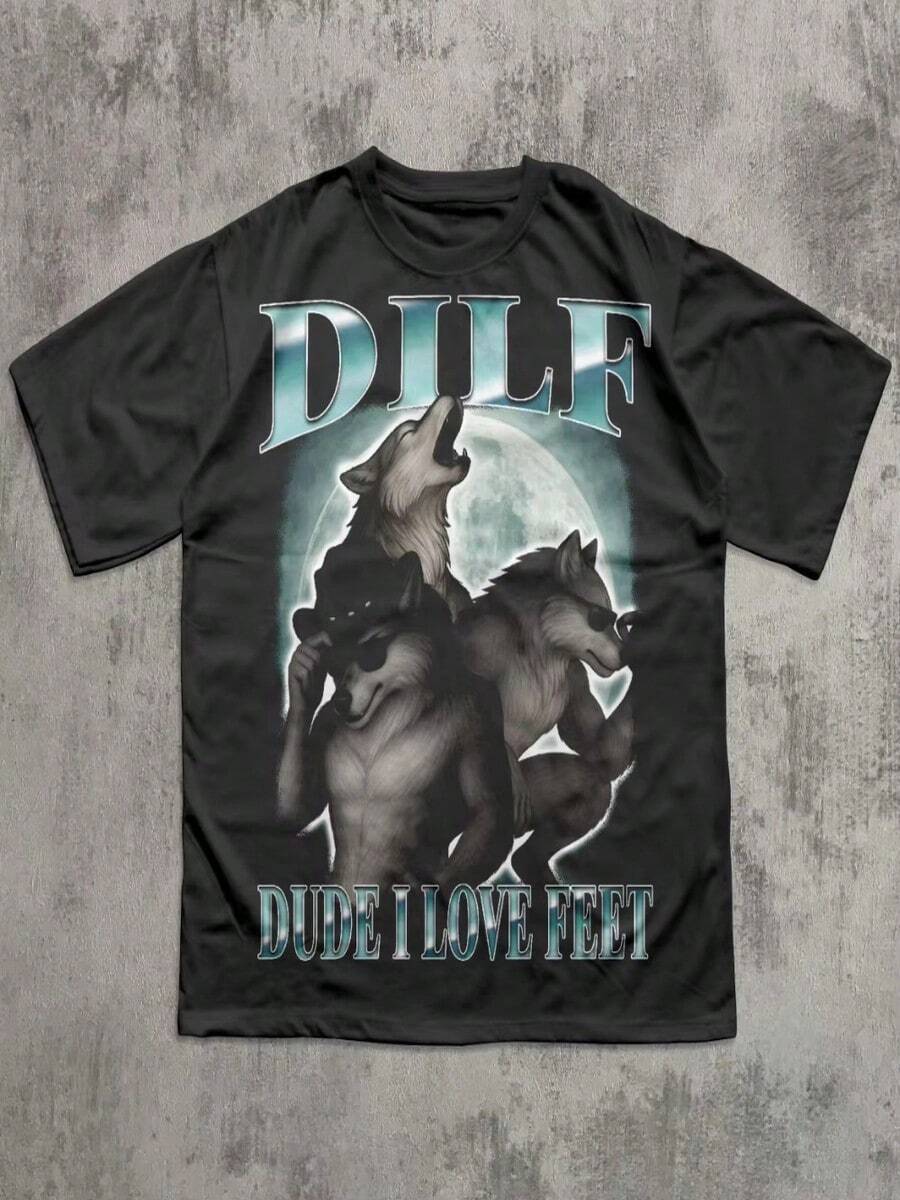 Camiseta "Funny Guy I Love Charging", Camiseta "Wet and Smoked ", Camiseta "Fool", Camiseta "Indecent", Camiseta "Werewolf", Luna, Unhooked Clothing, Camiseta "Weird" - Negro - Ver 1
