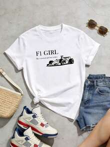 Camiseta de manga corta con cuello redondo suave y casual de verano para mujer, tops para salir, vintage, camisetas divertidas, Gen Z, tops, curvas, ropa Y2K, algodón, Italia, Grecia, curvas, tops para damas, tops lindos, camisetas gráficas, conjuntos de vacaciones para mujer, conjuntos de primavera, estilo callejero americano, casual deportivo, vestido degradado, estilo unisex, estilo casual urbano, casual, jersey, camisetas holgadas, ropa de calle retro, estilo de los 90, estilo de los 2000, subcultura, estilo europeo, top negro, tops blancos, conjuntos de fiesta de los 90. Blanco - Blanco - Ver 4