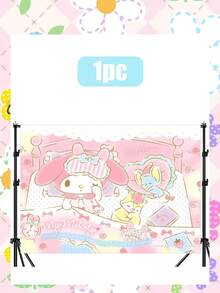 Bộ phông nền sinh nhật chủ đề các nhân vật Sanrio, gồm 6 thiết kế ngộ nghĩnh của My Melody, Kuromi, Cinnamoroll và Hello Kitty với họa tiết pastel, dòng chữ "Chúc mừng sinh nhật" và những khung cảnh mộng mơ. Được làm từ chất liệu vải nhẹ, chống nhăn với hình ảnh in sắc nét, độ phân giải cao, phông nền này sẽ tạo thêm tính thẩm mỹ vui tươi và hài hòa cho các buổi tiệc sinh nhật, chụp ảnh và các sự kiện theo chủ đề. - Nhiều kiểu dáng - Xem 17