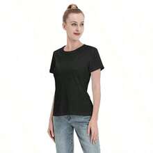 Regalos para Madres: Camiseta Vintage de Nueva York para Mujer - Camiseta Casual de Manga Corta con Cuello Redondo, con Estampado Icónico del Horizonte de Nueva York y Geométricos de Manhattan, Blusa Lavable a Máquina para Viajes, Uso Diario y Combinaciones (No) - Ajuste para Todas las Temporadas para Mujeres Americanas, Ropa de Mujer, Playeras de Mujer - Negro - Ver 3