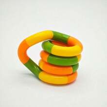 New: Rainbow Twist Rope Toy, Versatile Stress Relief Tool, TANG Pressure Release, Finger Dexterity Trainer, Vibrant Colored Toy, Rainbow Stretch/Wrap/Connect Creative Shapes, Office Stress Relief Toy, Anxiety Relief Toy - Surprise Gift - Birthday Gift - Christmas Gift - Halloween Gift - Perfect Gift - Gift - Toy - 水晶(粉紅色) - 查看 10