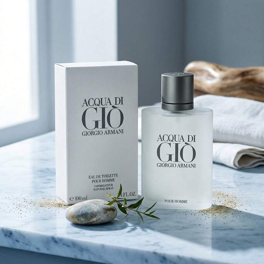 Armani Acqua Di Gio Eau De Toilette Spray For Men - 3.4 Oz. - 清新香調 - 查看 1