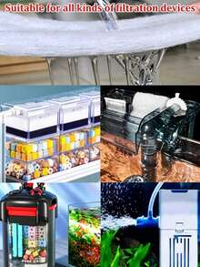 Reusable Aquarium Filter Cotton Rolls, High Density Customizable Fish Tank Filter Media, Washable Durable White Filter Cotton Suitable For All Filtration Systems - White - View 8