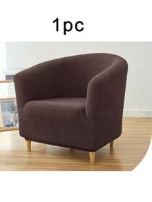 1pc/2pcs Elastic Chair Cover, Jacquard Sofa Cover, Anti-Scratch Chair Slipcover, Multiple Colors Available, Suitable For Single Chair Cover, Club Sofa Cover - Single Sofa Cover - View 27