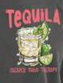 Camiseta de manga corta con estampado de letras y bebidas de verano para mujer talla grande LUNE, camiseta con diseño, camiseta divertida de manga corta con estampado de tequila IXY2 - Blanco - Ver 3