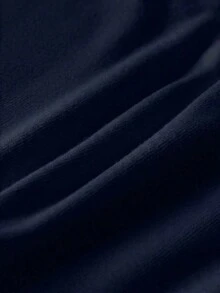 Camiseta sin espalda ajustada de color amarizo sólido con tirantes finos, blusa casual para mujer, adecuada para la playa, el hogar y el uso diario en verano - Azul marino - Ver 8