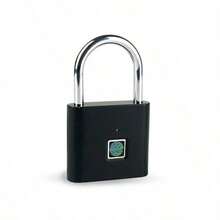 Compact Smart Fingerprint Padlock - IP56 Waterproof, Keyless Security, USB Rechargeable, Lightweight Aluminum - Perfect For Suitcases, Briefcases And Backpacks - Multicolor - View 13