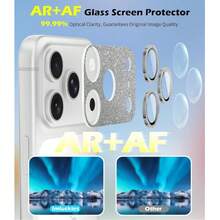 Pelindung Lensa Kamera Mewah Mengkilap, Cocok untuk iPhone 17 Pro Max/17 Pro/17 Air/17, Pelindung Layar Kamera Kaca Tempered, Desain Satu Bagian dengan Penempatan, Bantalan Pelindung Lensa, Pemasangan Mudah, Perlindungan Dekoratif, Kualitas Gambar Definisi Tinggi, Anti Jatuh, Anti Gores, Kaca Tempered 9H, Daya Rekat Kuat, Hadiah Ideal untuk Keluarga dan Teman - MultiWarna - View 8