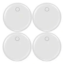 2 / 4 Packs Smart Item Locator Tag, White & Black BT Key Finder, Dual Compatible With Apple Find My And Find Hub, Wireless Anti-Lost Alert Tracker For Keys, Wallet, Suitcase, Bags & Pets, Dustproof Design, Built-In Speaker, Replaceable Battery - ET-multicolor - View 16